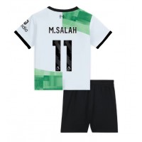 Camisa de time de futebol Liverpool Mohamed Salah #11 Replicas 2º Equipamento Infantil 2023-24 Manga Curta (+ Calças curtas)